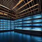 데이터사이언스 데이터 저장 및 처리 - **Image Prompt 1: The Digital Deluge & Vault of Value**
A vast, dynamic landscape where streams ...